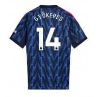 Stroje piłkarskie Arsenal Viktor Gyokeres #14 Koszulka Wyjazdowej 2025-26 Krótki Rękaw